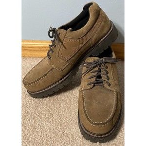 Earth Shoe Mack 4001021 Oxfords Brown Leather Hiking Casual Shoes Size 11